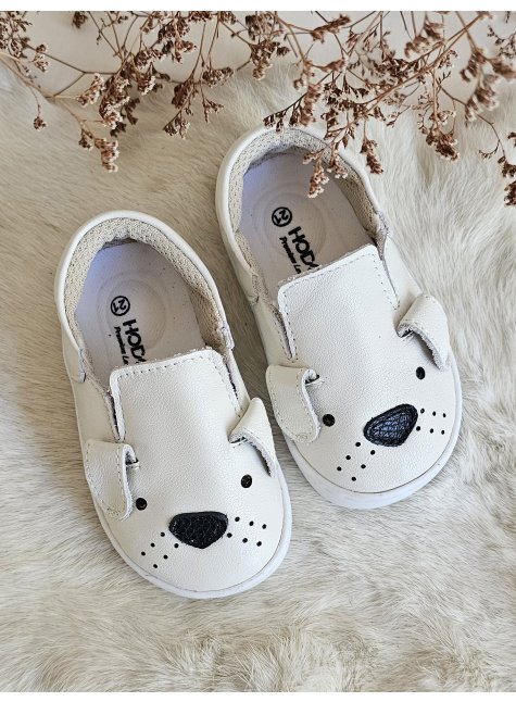 Doggy Hakiki Deri Krem Ortopedik Çocuk Ayakkabı