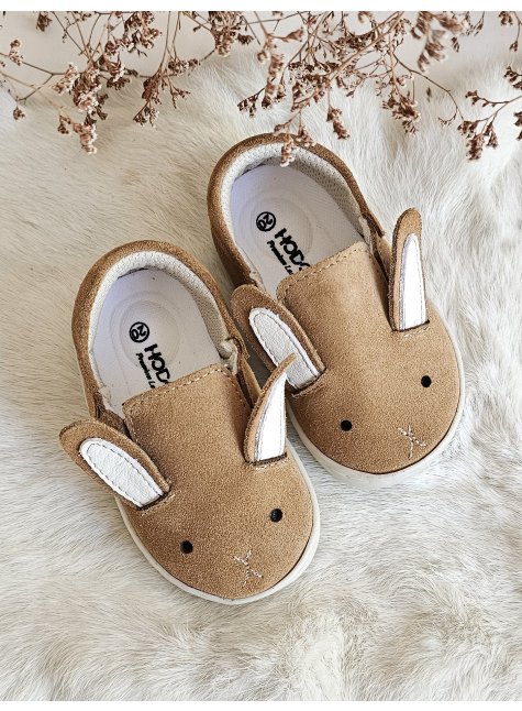 Rabbit Hakiki Deri Taba Süet Ortopedik Çocuk Ayakkabı