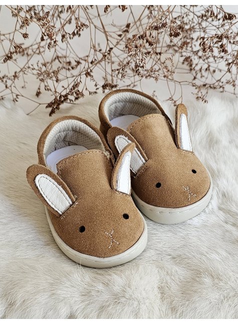 Rabbit Hakiki Deri Taba Süet Ortopedik Çocuk Ayakkabı