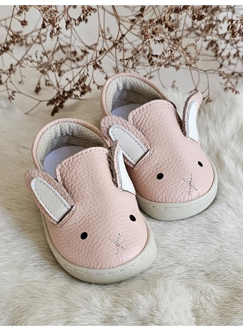 Rabbit Hakiki Deri Pudra Ortopedik Çocuk Ayakkabı