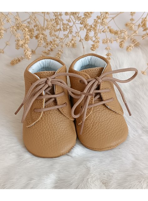 Hakiki Deri Bebek Botu Camel