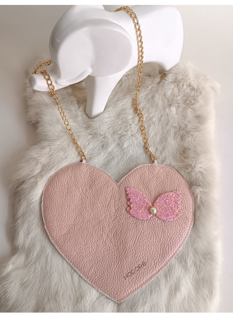 LoveBerry Hakiki Deri Çocuk Çanta Pudra