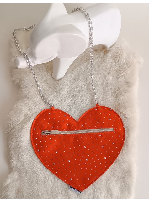 LoveBerry Çocuk Çanta Taşlı Kırmızı